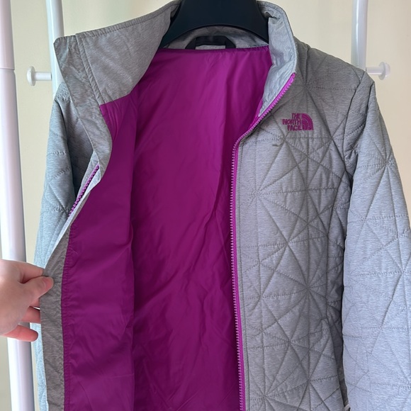 North Face Tamburello Grey Lightweight Women’s Puffer Jacket - Picture 7 of 11